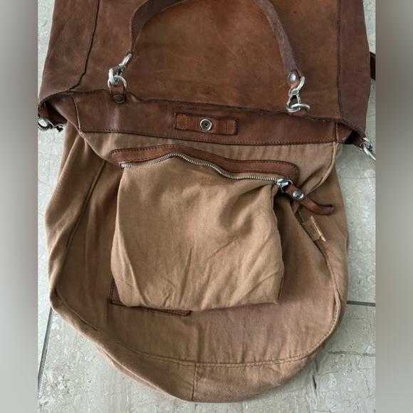 Campomaggi Free People Gorgeous Studded Leather Embellished Crossbody Tote Bag - Picture 12 of 16